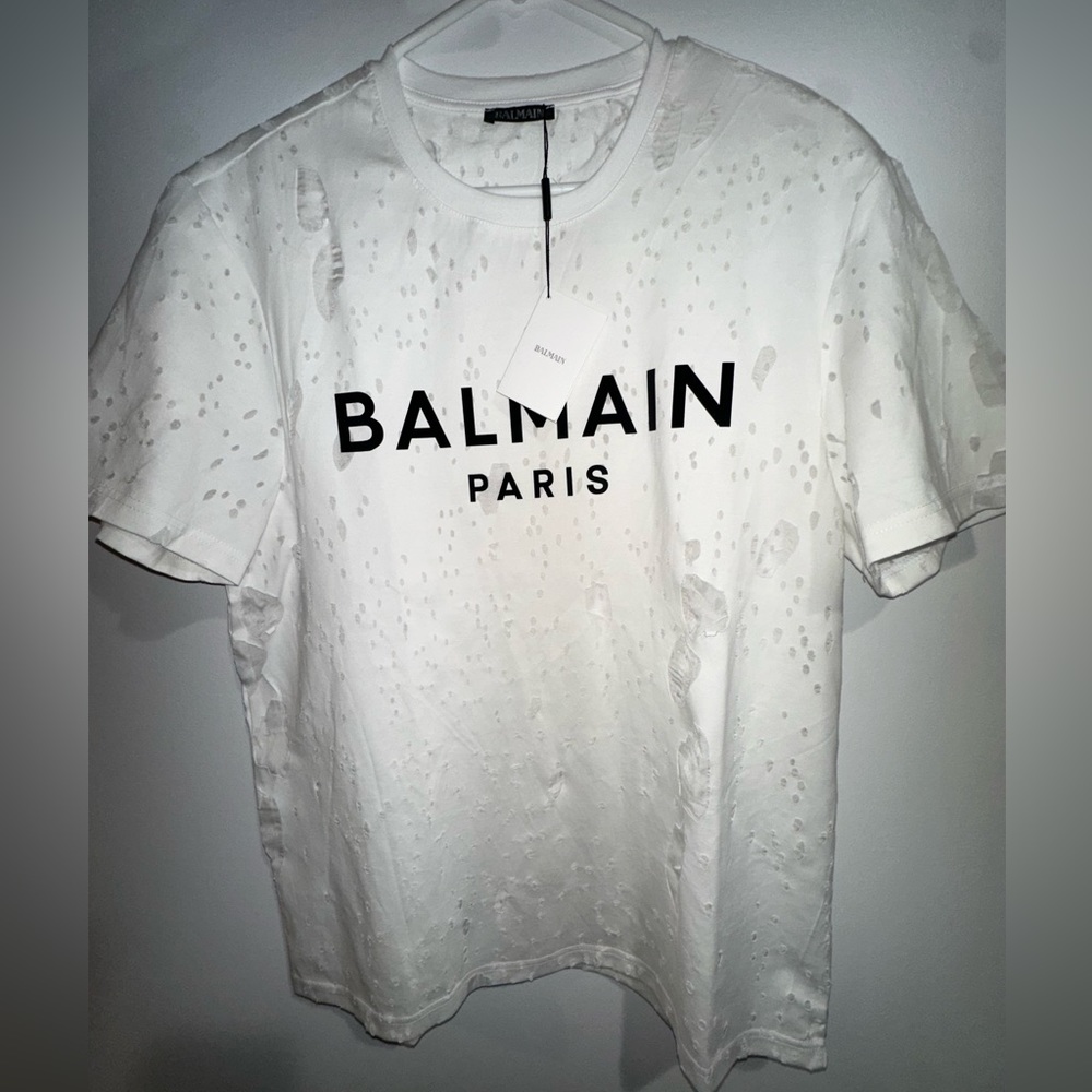 Distressed Balmain T-Shirt